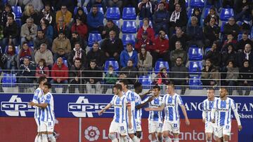 18/05/19 PARTIDO DE PRIMERA DIVISION HUESCA - LEGANES GOL 1-0 MANTOVANI ALEGRIA