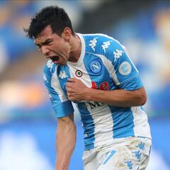 'Chucky' Lozano ya superó en números su primera temporada con el Napoli