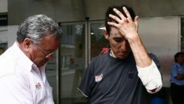 Antón fue operado y Bruseghin corrió con 19 puntos de sutura