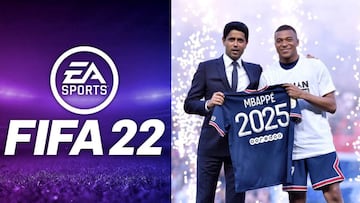 FIFA 22 reacciona a la renovación de Mbappé con el PSG