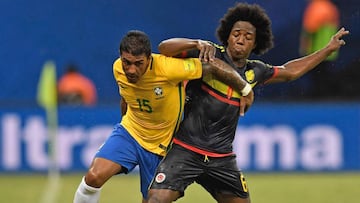 Selección Colombia enfrenta a Brasil.