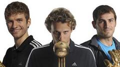 Casillas, Guante de Oro y Forlán, Balón de Oro