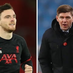 Robertson y su "difícil situación" con la leyenda 'red' Gerrard