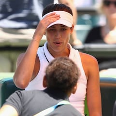 Muguruza se retira con síntomas de estar mareada