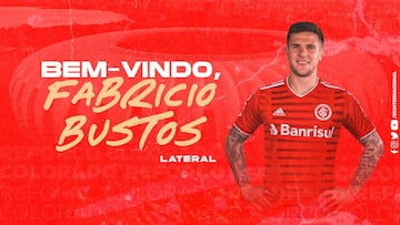 Bustos llega a Internacional