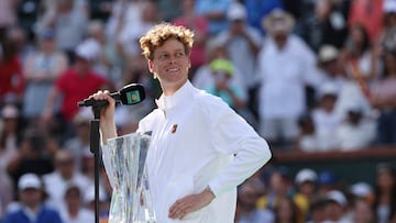 Jannik Sinner, en Indian Wells.