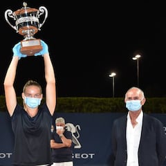 Ferro bate a Kontaveit y logra su segundo título