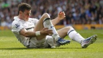 Gareth Bale, en un partido con el Tottenham