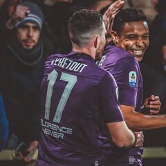 Golazo de Luis Muriel a Inter en empate de Fiorentina