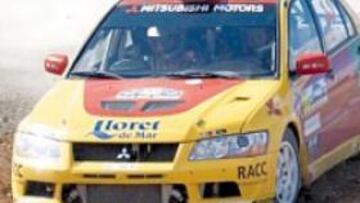 <b>DESASTROSO. </b>El equipo Ralliart Italia ha engañado a Dani Solá.