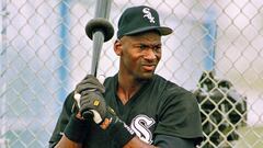 Durante 1994 el exbasquetbolista de los Bulls prob&oacute; suerte en una sucursal de los Chicago White Sox, donde no tuvo los mejores n&uacute;meros.