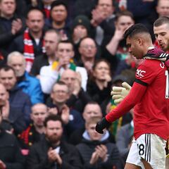 La ‘cariñosa’ dedicatoria de Casemiro a De Gea