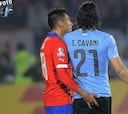 Cavani sobre la acción de Jara: "Son cosas del fútbol"