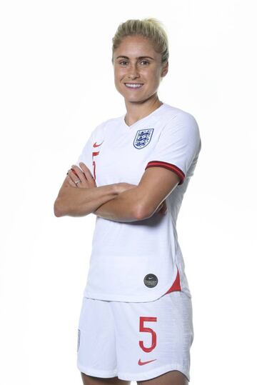 Steph Houghton, jugadora de Inglaterra.