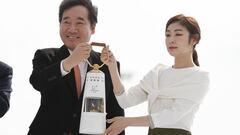 La llama olímpica llega a Corea para los Juegos de Pyeongchang