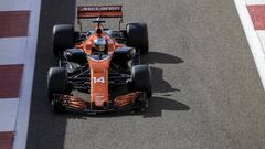 McLaren y sus pilotos para los test: Alonso, en el primer día