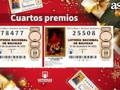 25508 y 78477, cuartos premios del sorteo de la Lotería de Navidad 2025: ¿dónde ha tocado?