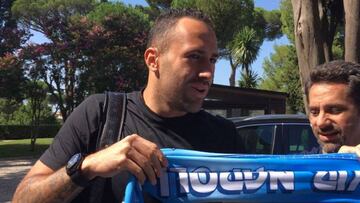 David Ospina ya est&aacute; en Italia para oficializar su llegada al Napoli 