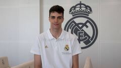 Carlos Aloc&eacute;n, en las instalaciones del Real Madrid en Valdebebas.