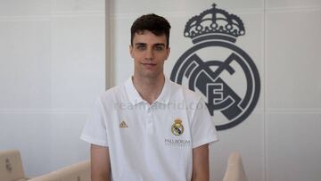 Carlos Alocén, en las instalaciones del Real Madrid en Valdebebas.