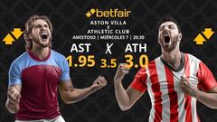 Aston Villa vs. Athletic Club de Bilbao: horario, dónde ver, pronósticos y estadísticas