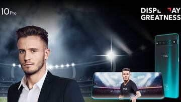 TCL 10 Pro, un móvil de acabados Premium recomendado por Saul Ñíguez