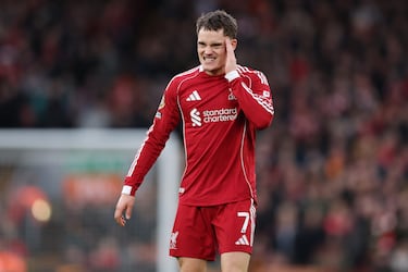 Club: Liverpool FC | Valor de mercado actual: 110,00 mill. € | Diferencia desde el 01/01/25: -30,00 mill. €