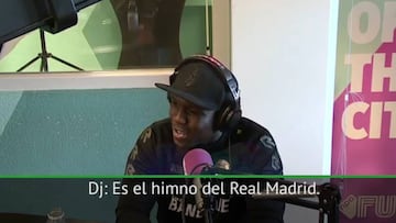 ¡Drenthe confunde el himno del Madrid con el del Barça!