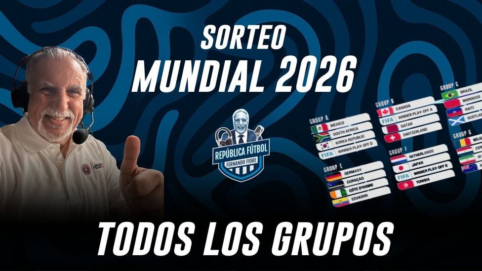 ¿Cómo quedaron los 12 grupos del Mundial 2026? El mejor análisis, con República Fútbol