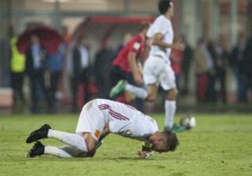 Sergio Ramos se retiró en el minuto 78' lesionado en la rodilla.