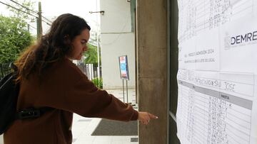 Santiago, 28 de noviembre de 2023.
Se rinde la Prueba de Acceso a la Educación Superior (PAES) en el colegio El Patrocinio de San Jose, ubicado en la calle Belavista de la comuna de Providencia.
Adrian Aylwin/Aton Chile