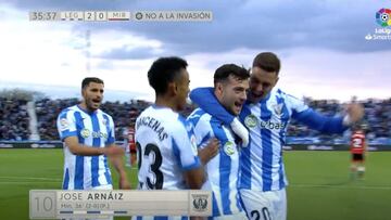 Resumen y goles del Leganés vs Mirandés de la Liga SmartBank