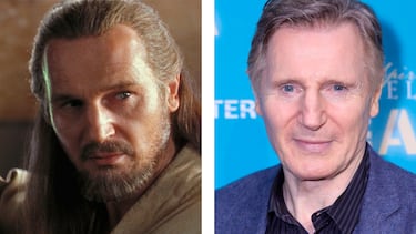 Los protagonistas de 'Star Wars: La amenaza fantasma'