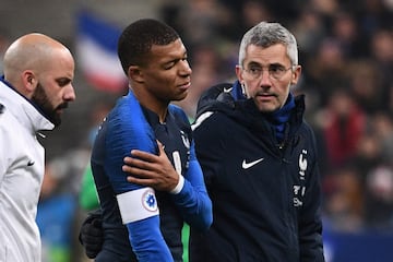 Lesión de Kylyan Mbappé.