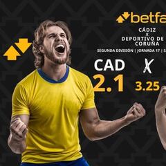 Cádiz CF vs. Deportivo de La Coruña: horario, dónde ver, pronósticos y clasificación