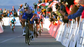 Evenepoel gana en el Alto de F&oacute;ia.