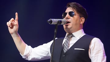 MADRID, SPAIN - MAY 11: Lucas González of Andy y Lucas performs at WiZink Center on May 11, 2024 in Madrid, Spain. (Photo by Aldara Zarraoa/Redferns)