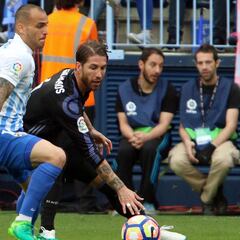 Sandro jugó tocado en el partido ante el Real Madrid