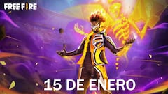 Códigos Free Fire de hoy 15 de enero de 2022; todas las recompensas gratis