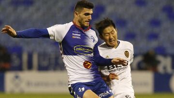 Kangin Lee en el partido de ida.