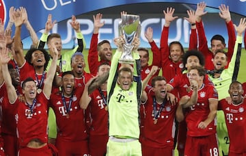 El Bayern de Munich, campeón de la Supercopa de Europa.