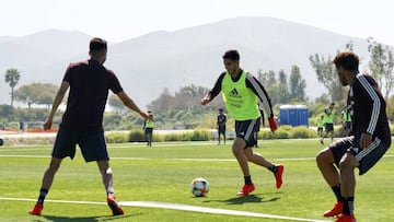 La Selección Mexicana ya entrena con las ordenes de Martino