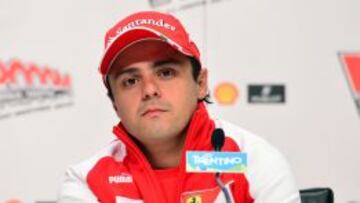 Felipe Massa durante la rueda de prensa del &quot;Wrooom 2013&quot; en Madonna Di Campiglio.