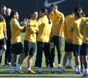 Song vuelve a entrenar con el grupo y estará ante el Granada