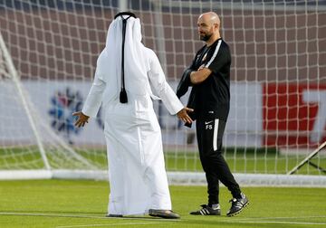 El entrenamiento de Qatar comandado por el español Félix Sánchez
