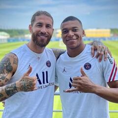 Ramos ya presume de Mbappé
