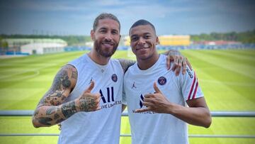 Sergio Ramos y Mbapp&eacute;.