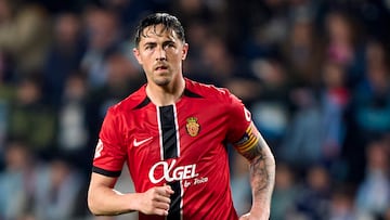 VIGO, SPAIN - FEBRUARY 22: Antonio Raillo of RCD Mallorca looks on during the LaLiga EA Sports match between RC Celta de Vigo and RCD Mallorca at Estadio Abanca-Balaidos on February 22, 2026 in Vigo, Spain. (Photo by Jose Manuel Alvarez Rey/Getty Images)