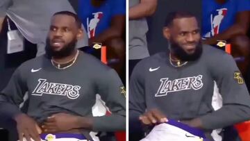 "LeBron, ¿qué haces con el hielo?": el viral que arrasa en redes