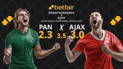 Panathinaikos FC vs. AFC Ajax: horario, TV, cuadro y pronósticos